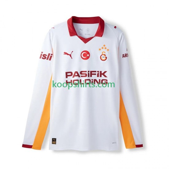 Galatasaray Uit Tenue Heren Voetbalshirts 2025-2026 Lange Mouwen