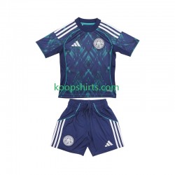Leicester City Uit Tenue Kinder Voetbalshirts 2025-2026 Korte Mouwen