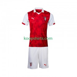 Thuis Tenue Kinder Voetbalshirts SC Braga 2025-2026 Korte Mouwen