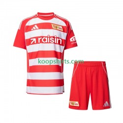 Union Berlin Thuis Tenue Kinder Voetbalshirts 2025-2026 Korte Mouwen