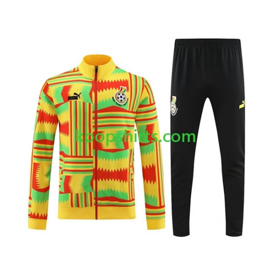 Ghana Geel Voetbal trainingspak 2023-2024 Ghana Geel Voetbal trainingspak 2023-2024