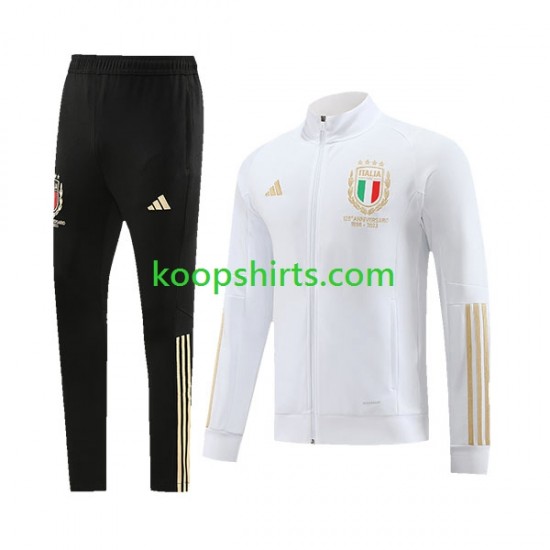 Italië Wit Sweatshirts Pak 2023-2024 Italië Wit Sweatshirts Pak 2023-2024