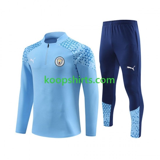 Manchester City Blauw Sweatshirts Pak 2023-2024 Manchester City Blauw Sweatshirts Pak 2023-2024