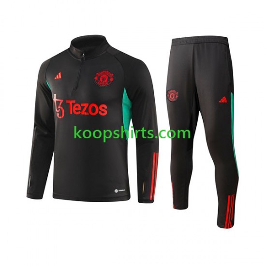 Manchester United Zwart Sweatshirts Pak 2023-2024 Manchester United Zwart Sweatshirts Pak 2023-2024