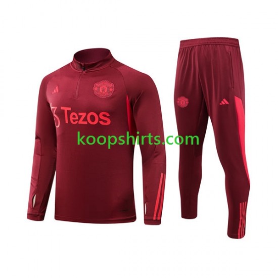 Manchester United Rood Sweatshirts Pak 2023-2024 Manchester United Rood Sweatshirts Pak 2023-2024