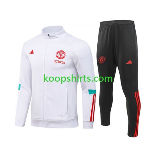 Manchester United Wit Voetbal trainingspak 2023-2024 Manchester United Wit Voetbal trainingspak 2023-2024