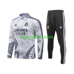 Real Madrid Wit Sweatshirts Pak 2023-2024 Dragon