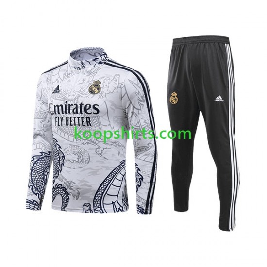 Real Madrid Wit Sweatshirts Pak 2023-2024 Dragon Real Madrid Wit Sweatshirts Pak 2023-2024 Dragon