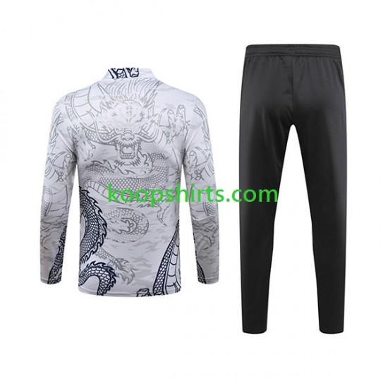 Real Madrid Wit Sweatshirts Pak 2023-2024 Dragon