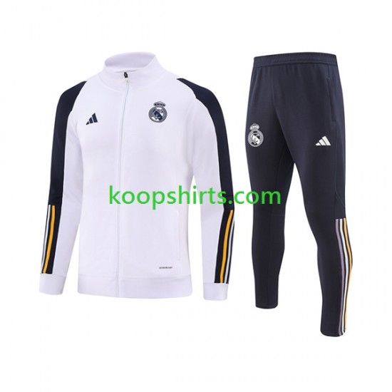 Real Madrid Wit Voetbal trainingspak 2023-2024 Real Madrid Wit Voetbal trainingspak 2023-2024