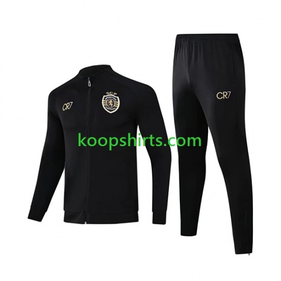 Sporting CP Zwart Voetbal trainingspak 2023-2024 Sporting CP Zwart Voetbal trainingspak 2023-2024