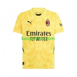 AC Milan Doelman Uit Tenue Heren Voetbalshirts 2024-2025 Korte Mouwen