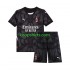 AC Milan Doelman Thuis Zwart Tenue Kinder Voetbalshirts 2024-2025 Korte Mouwen