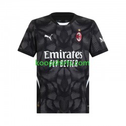 AC Milan Doelman Thuis Zwart Tenue Heren Voetbalshirts 2024-2025 Korte Mouwen