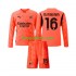 AC Milan Doelman Vierde Tenue Kinder Voetbalshirts Mike Maignan 16 2024-2025 Lange Mouwen