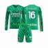 AC Milan Doelman Thuis Tenue Kinder Voetbalshirts Mike Maignan 16 2023-2024 Lange Mouwen