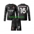 AC Milan Doelman Thuis Zwart Tenue Kinder Voetbalshirts Mike Maignan 16 2024-2025 Lange Mouwen