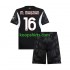 AC Milan Doelman Thuis Zwart Tenue Kinder Voetbalshirts Mike Maignan 16 2024-2025 Korte Mouwen