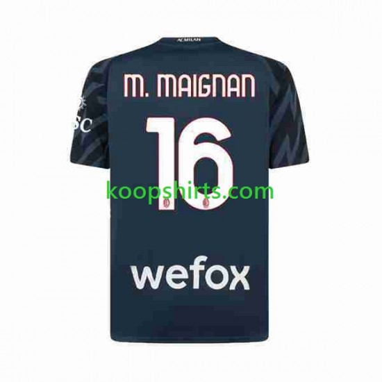 AC Milan Doelman Derde Tenue Heren Voetbalshirts Mike Maignan 16 2023-2024 Korte Mouwen AC Milan Doelman Derde Tenue Heren Voetbalshirts Mike Maignan 16 2023-2024 Korte Mouwen