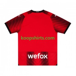 AC Milan Thuis Tenue Heren Voetbalshirts 2023-2024 Korte Mouwen