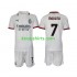 AC Milan Uit Tenue Kinder Voetbalshirts Morata 7 2024-2025 Korte Mouwen