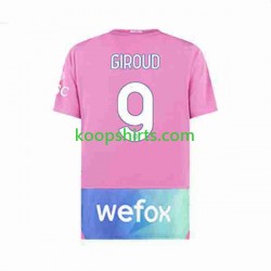 AC Milan Derde Tenue Heren Voetbalshirts Olivier Giroud 9 2023-2024 Korte Mouwen