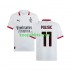 AC Milan Uit Tenue Heren Voetbalshirts PULISIC 11 2024-2025 Korte Mouwen