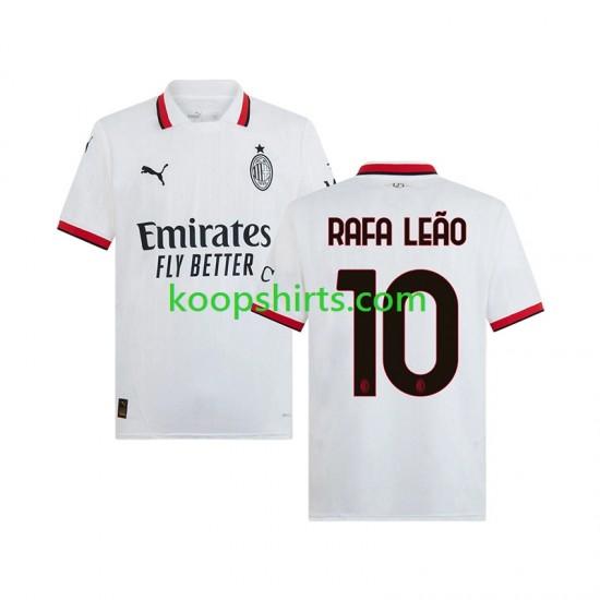 AC Milan Uit Tenue Heren Voetbalshirts RAFA LEAO 10 2024-2025 Korte Mouwen AC Milan Uit Tenue Heren Voetbalshirts RAFA LEAO 10 2024-2025 Korte Mouwen