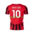 AC Milan Thuis Tenue Heren Voetbalshirts RAFA LEAO 10 2024-2025 Korte Mouwen