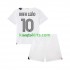 AC Milan Uit Tenue Kinder Voetbalshirts Rafael Leao 10 2023-2024 Korte Mouwen