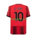 AC Milan Thuis Tenue Heren Voetbalshirts Rafael Leao 10 2023-2024 Korte Mouwen AC Milan Thuis Tenue Heren Voetbalshirts Rafael Leao 10 2023-2024 Korte Mouwen