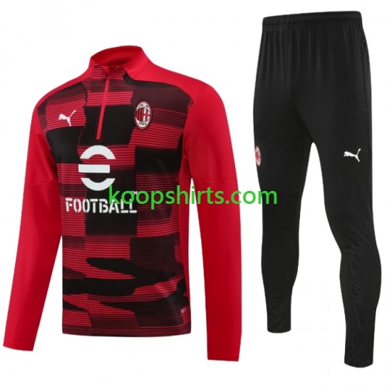 AC Milan Rood Sweatshirts Pak 2024-2025 AC Milan Rood Sweatshirts Pak 2024-2025