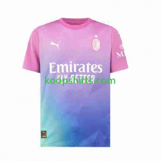 AC Milan Derde Tenue Heren Voetbalshirts 2023-2024 Korte Mouwen AC Milan Derde Tenue Heren Voetbalshirts 2023-2024 Korte Mouwen