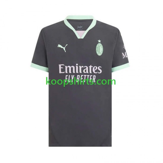 AC Milan Derde Tenue Heren Voetbalshirts 2024-2025 Korte Mouwen AC Milan Derde Tenue Heren Voetbalshirts 2024-2025 Korte Mouwen