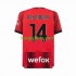 AC Milan Thuis Tenue Heren Voetbalshirts Tijjani Reijnders 14 2023-2024 Korte Mouwen