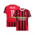 AC Milan Thuis Tenue Heren Voetbalshirts UCL Font PULISIC 11 2024-2025 Korte Mouwen