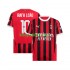 AC Milan Thuis Tenue Heren Voetbalshirts UCL Font RAFA LEAO 10 2024-2025 Korte Mouwen