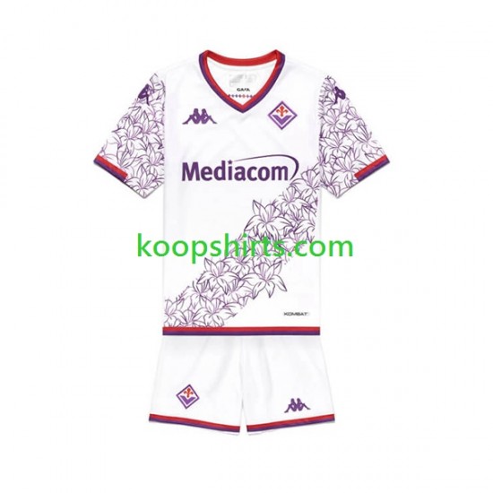 Fiorentina Uit Tenue Kinder Voetbalshirts 2023-2024 Korte Mouwen Fiorentina Uit Tenue Kinder Voetbalshirts 2023-2024 Korte Mouwen
