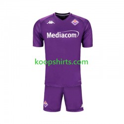 Fiorentina Thuis Tenue Kinder Voetbalshirts 2024-2025 Korte Mouwen