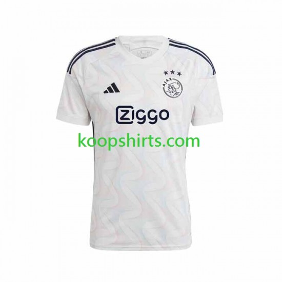 AFC Ajax Uit Tenue Heren Voetbalshirts 2023-2024 Korte Mouwen AFC Ajax Uit Tenue Heren Voetbalshirts 2023-2024 Korte Mouwen