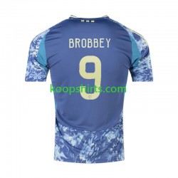 AFC Ajax Uit Tenue Heren Voetbalshirts Brian Brobbey 9 2024-2025 Korte Mouwen