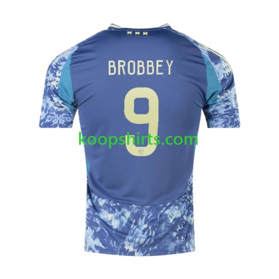 AFC Ajax Uit Tenue Heren Voetbalshirts Brian Brobbey 9 2024-2025 Korte Mouwen AFC Ajax Uit Tenue Heren Voetbalshirts Brian Brobbey 9 2024-2025 Korte Mouwen