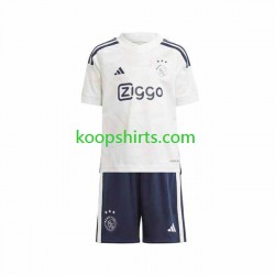 AFC Ajax Uit Tenue Kinder Voetbalshirts 2023-2024 Korte Mouwen