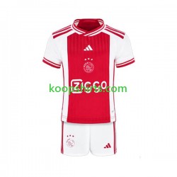 AFC Ajax Thuis Tenue Kinder Voetbalshirts 2023-2024 Korte Mouwen