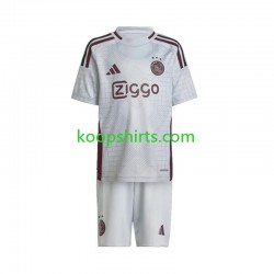 AFC Ajax Derde Tenue Kinder Voetbalshirts 2024-2025 Korte Mouwen