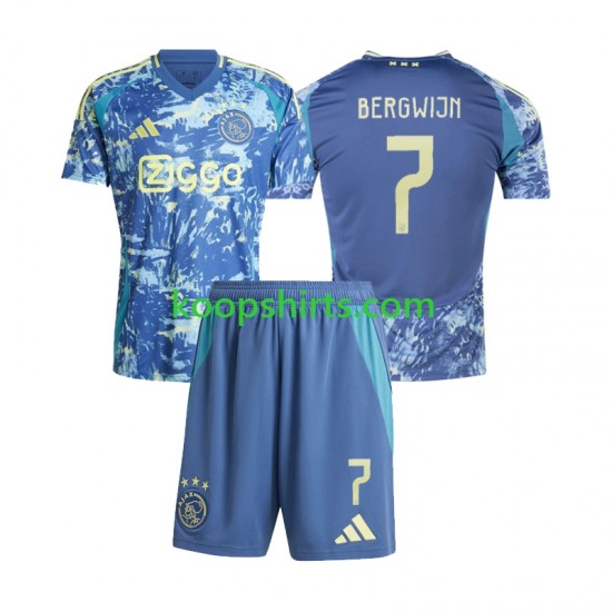 AFC Ajax Uit Tenue Kinder Voetbalshirts Steven Bergwijn 7 2024-2025 Korte Mouwen AFC Ajax Uit Tenue Kinder Voetbalshirts Steven Bergwijn 7 2024-2025 Korte Mouwen