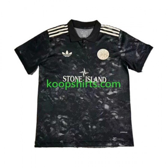 AFC Ajax Tenue Heren Voetbalshirts Stone Island 2024-2025 Korte Mouwen AFC Ajax Tenue Heren Voetbalshirts Stone Island 2024-2025 Korte Mouwen
