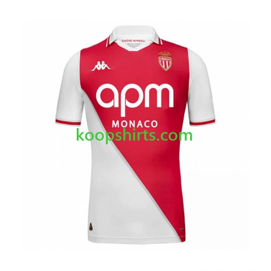AS Monaco Thuis Tenue Heren Voetbalshirts 2024-2025 Korte Mouwen AS Monaco Thuis Tenue Heren Voetbalshirts 2024-2025 Korte Mouwen