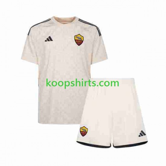 AS Roma Uit Tenue Kinder Voetbalshirts 2023-2024 Korte Mouwen AS Roma Uit Tenue Kinder Voetbalshirts 2023-2024 Korte Mouwen