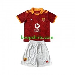 AS Roma Vierde Tenue Kinder Voetbalshirts 2023-2024 Korte Mouwen